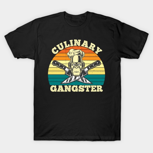 Culinary Gangster T-Shirt by AI studio